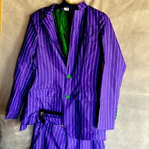 Spirit Halloween S Small Joker Costume Mayor Humdinger marvel cosplay pinstripe